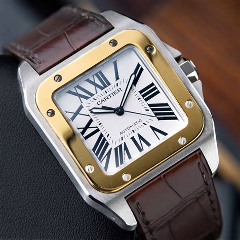 cartier santos xl size|cartier santos 100 xl chronograph.